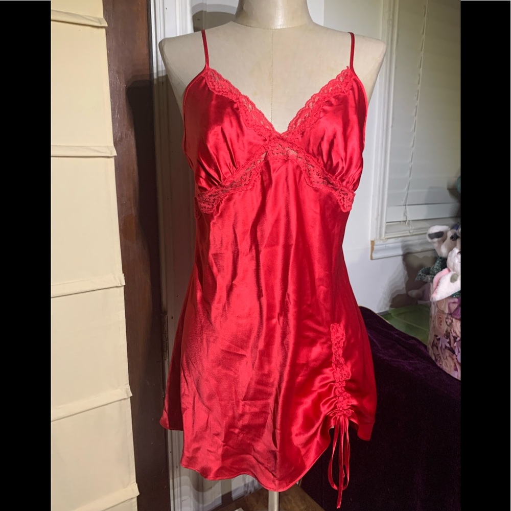 Lot of two Victoria Secrets red teddy med/large